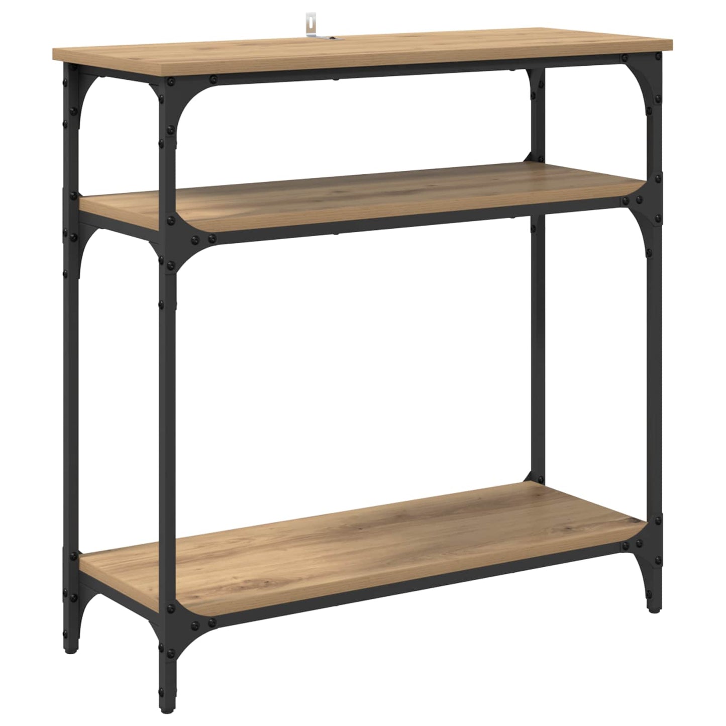 Tavolo consolle Rovere artigianale 75 x 29 x 75 cm | homemem39