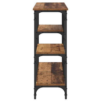 Tavolo consolle Legno vecchio 80 x 29 x 75 cm Legno multistrato | homemem39