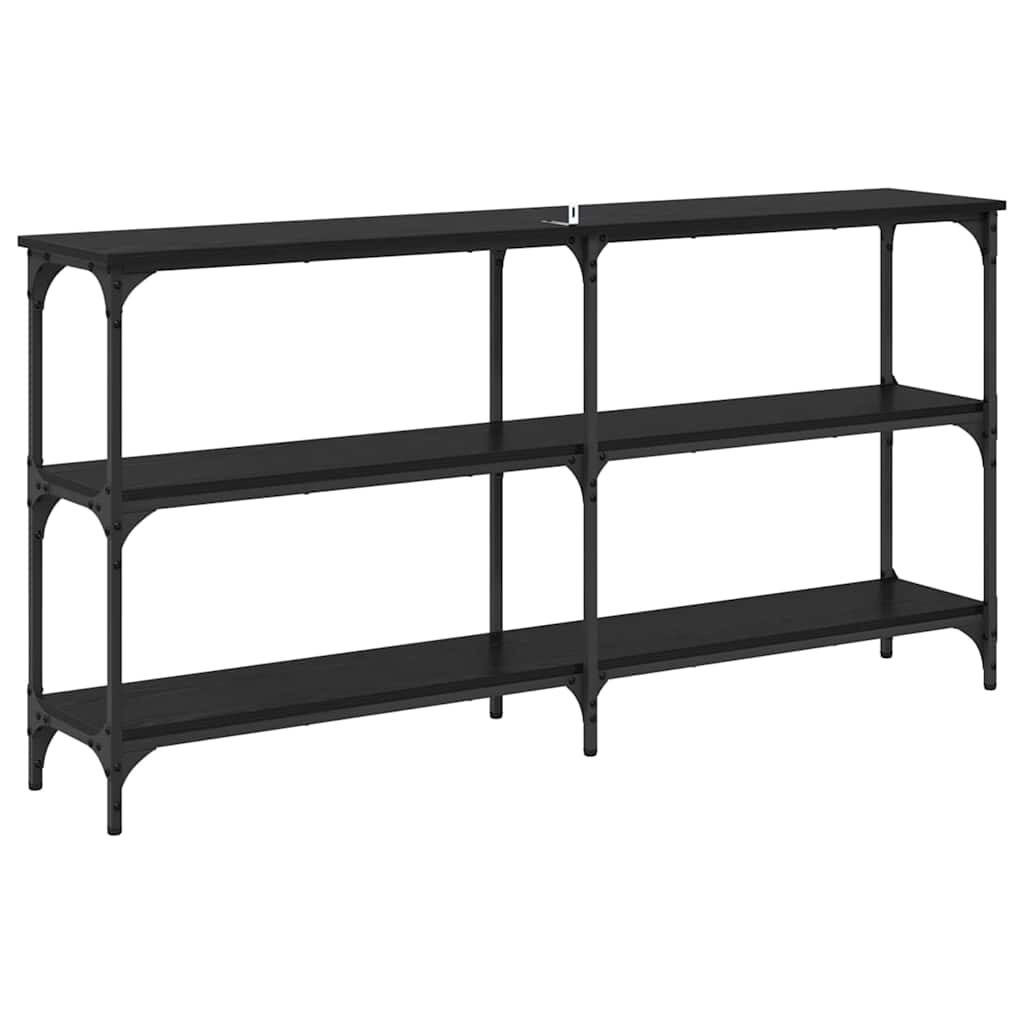 Tavolo consolle Rovere Nero 150 x 29 x 75 cm | homemem39