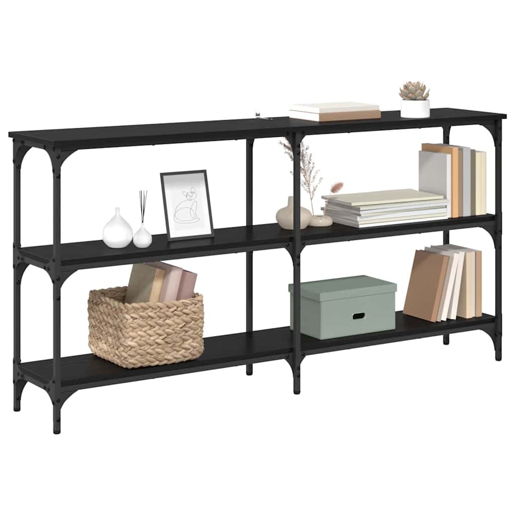 Tavolo consolle Rovere Nero 150 x 29 x 75 cm