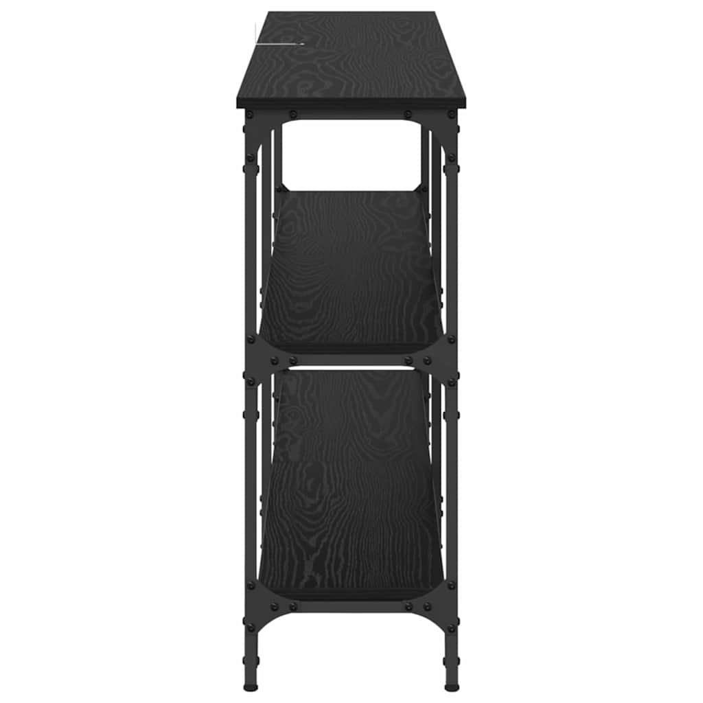 Tavolo consolle Rovere Nero 150 x 29 x 75 cm | homemem39