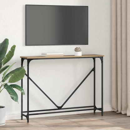 Tavolo consolle rovere artigianale 102 x 22.5 x 75 cm