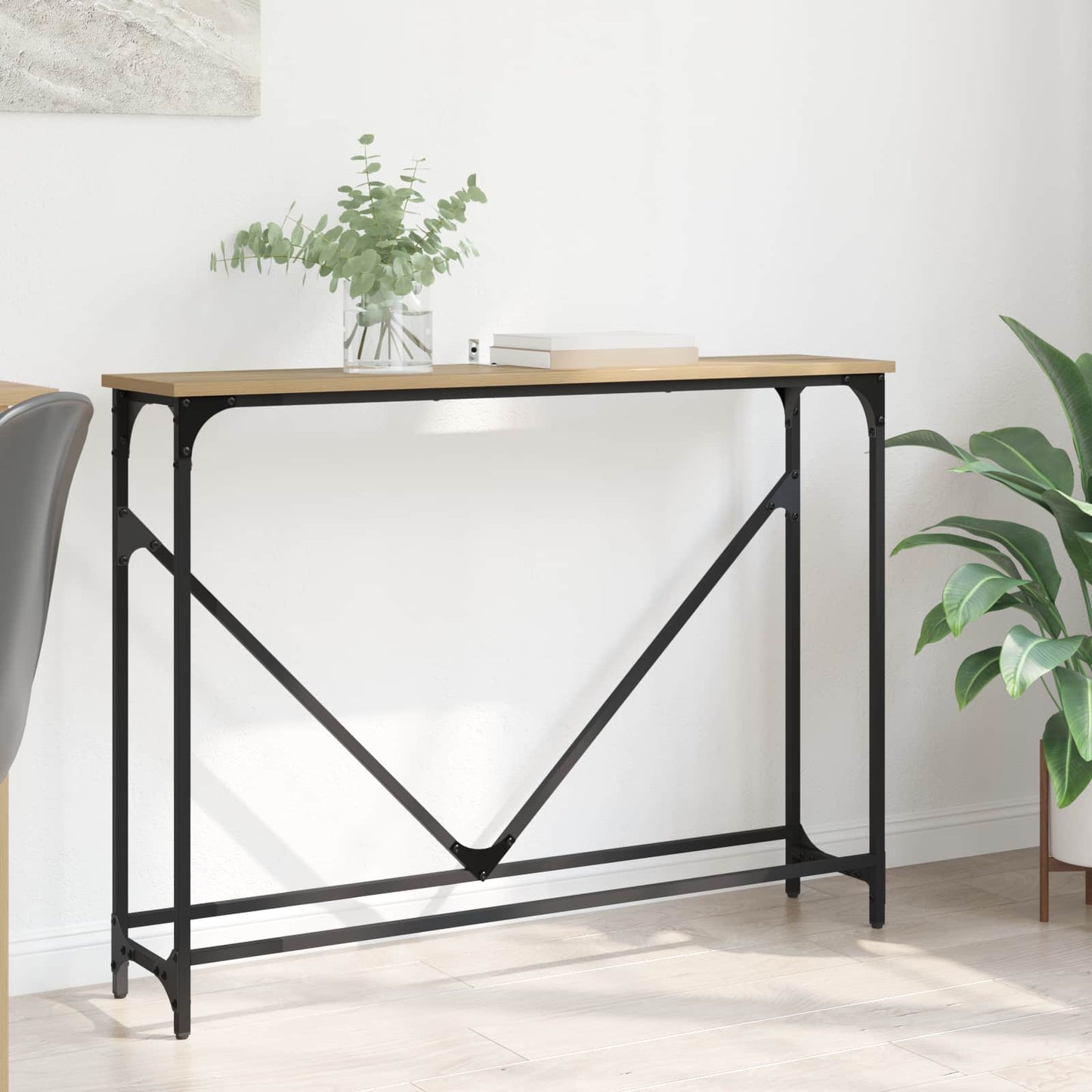 Tavolo consolle Rovere artigianale 102 x 23 x 75 cm | homemem39