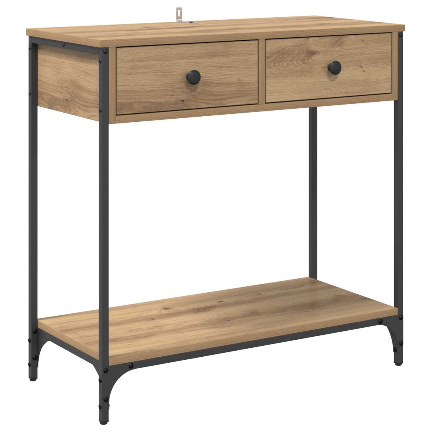 Tavolo consolle Rovere artigianale 75 x 34,5 x 75 cm | homemem39