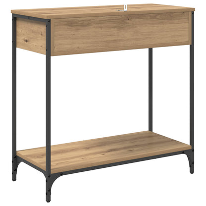 Tavolo consolle Rovere artigianale 75 x 34,5 x 75 cm | homemem39