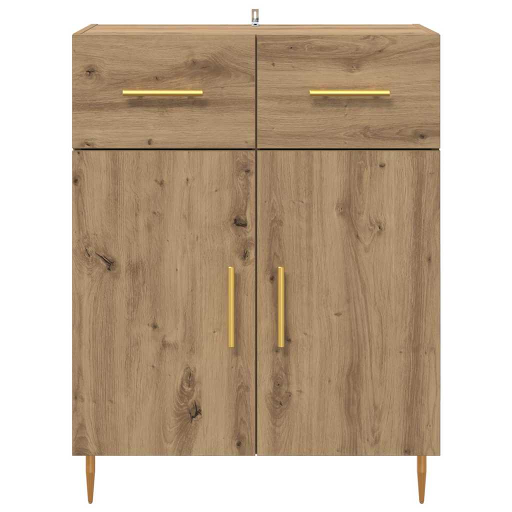 Credenza Rovere artigianale 69,5 x 34 x 90 cm Legno multistrato