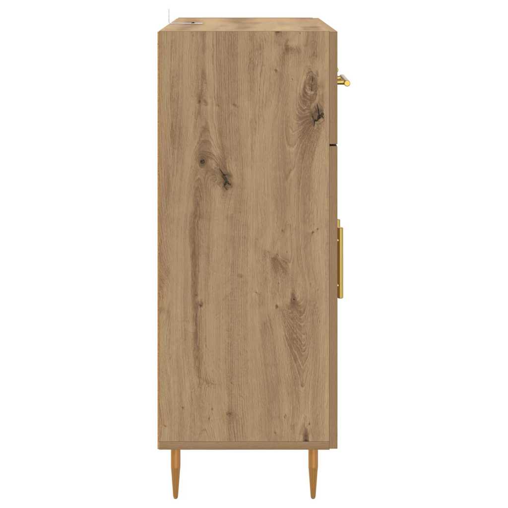 Credenza Rovere artigianale 69,5 x 34 x 90 cm Legno multistrato
