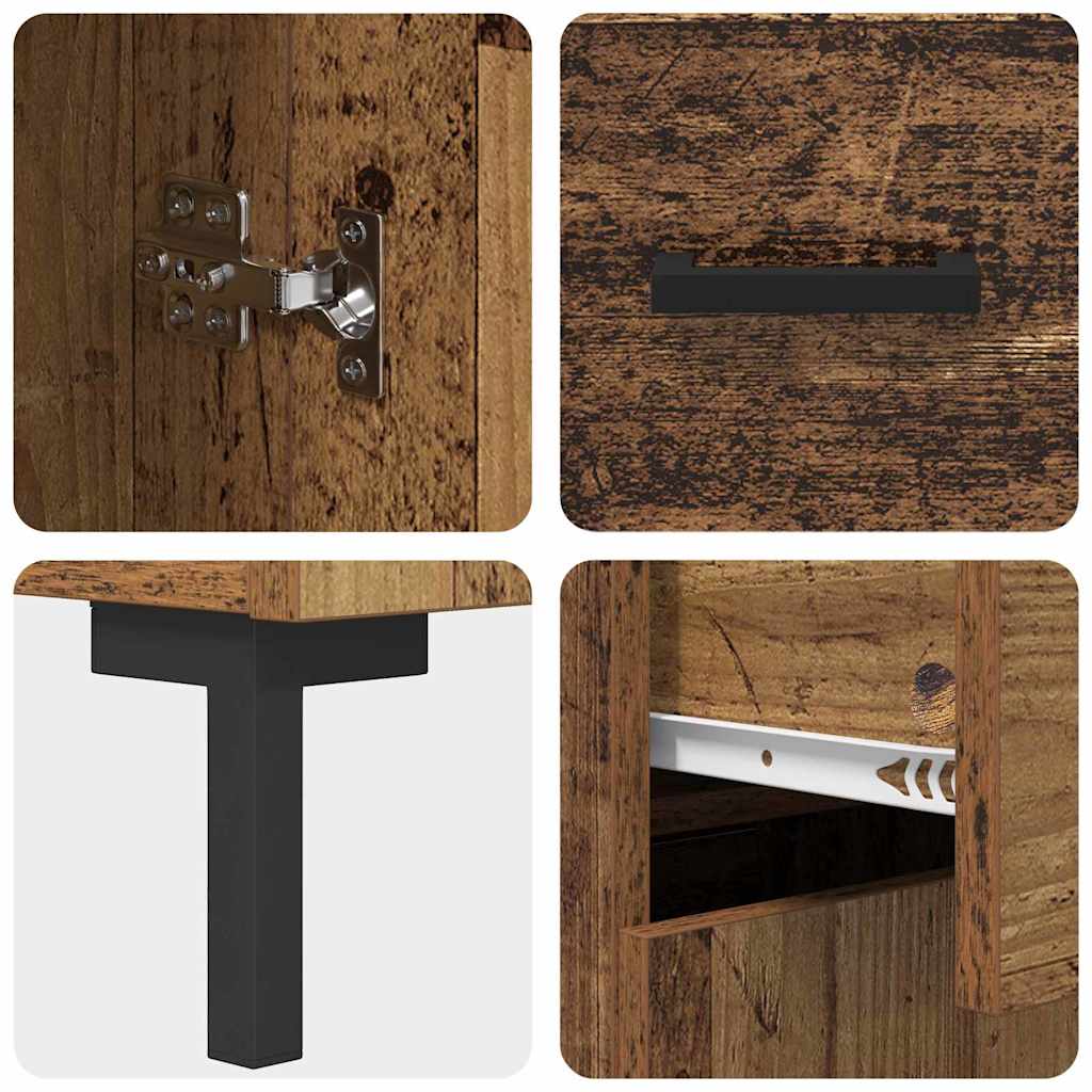 Credenza Legno vecchio 69,5 x 34 x 90 cm Legno multistrato