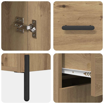 Credenza Rovere artigianale 69,5 x 34 x 90 cm Legno multistrato