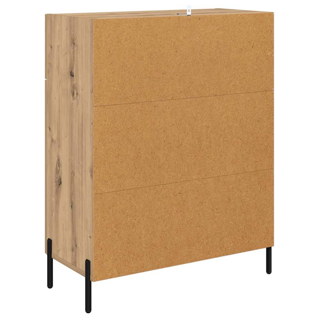 Credenza Rovere artigianale 69,5 x 34 x 90 cm Legno multistrato