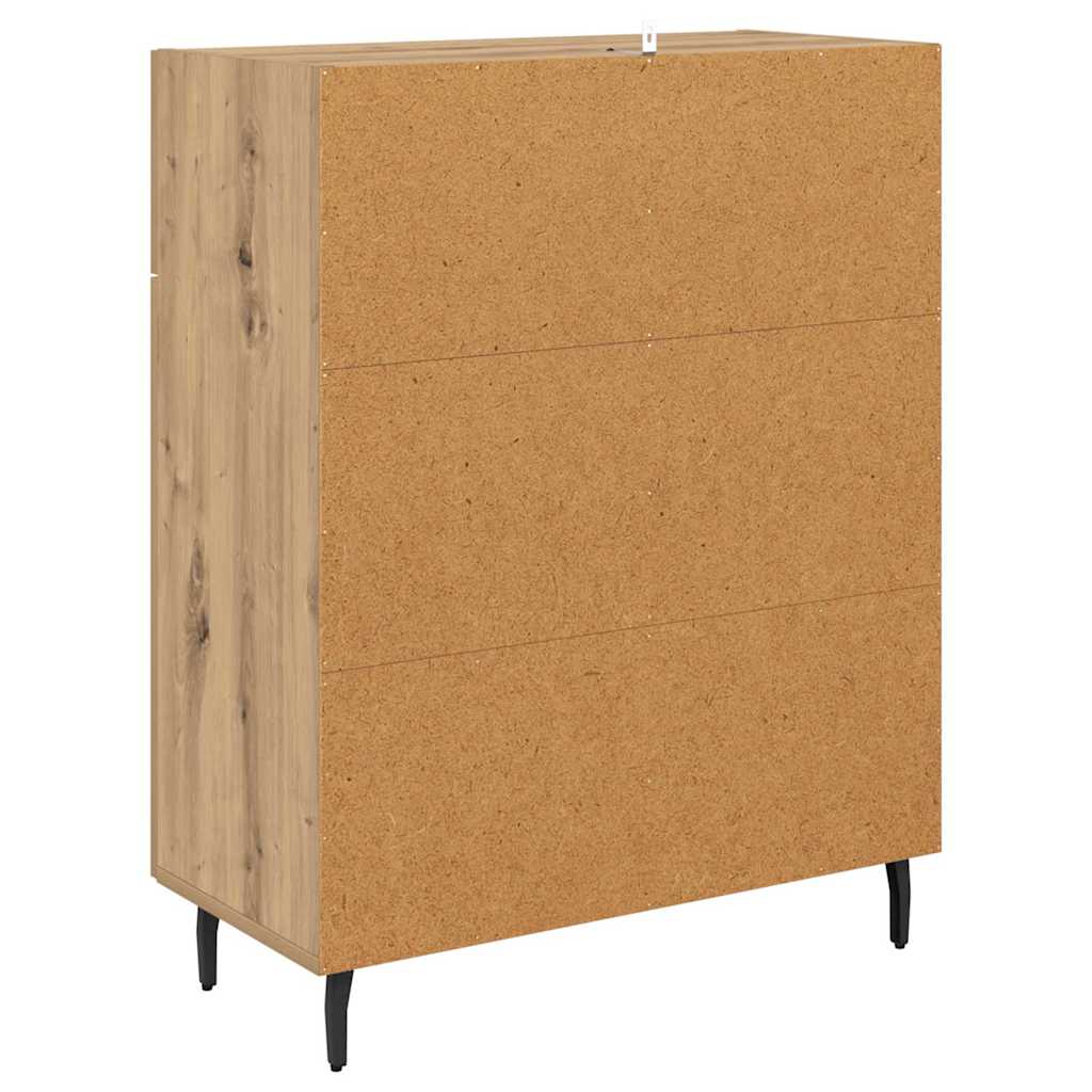 Credenza Rovere artigianale 69,5 x 34 x 90 cm Legno multistrato