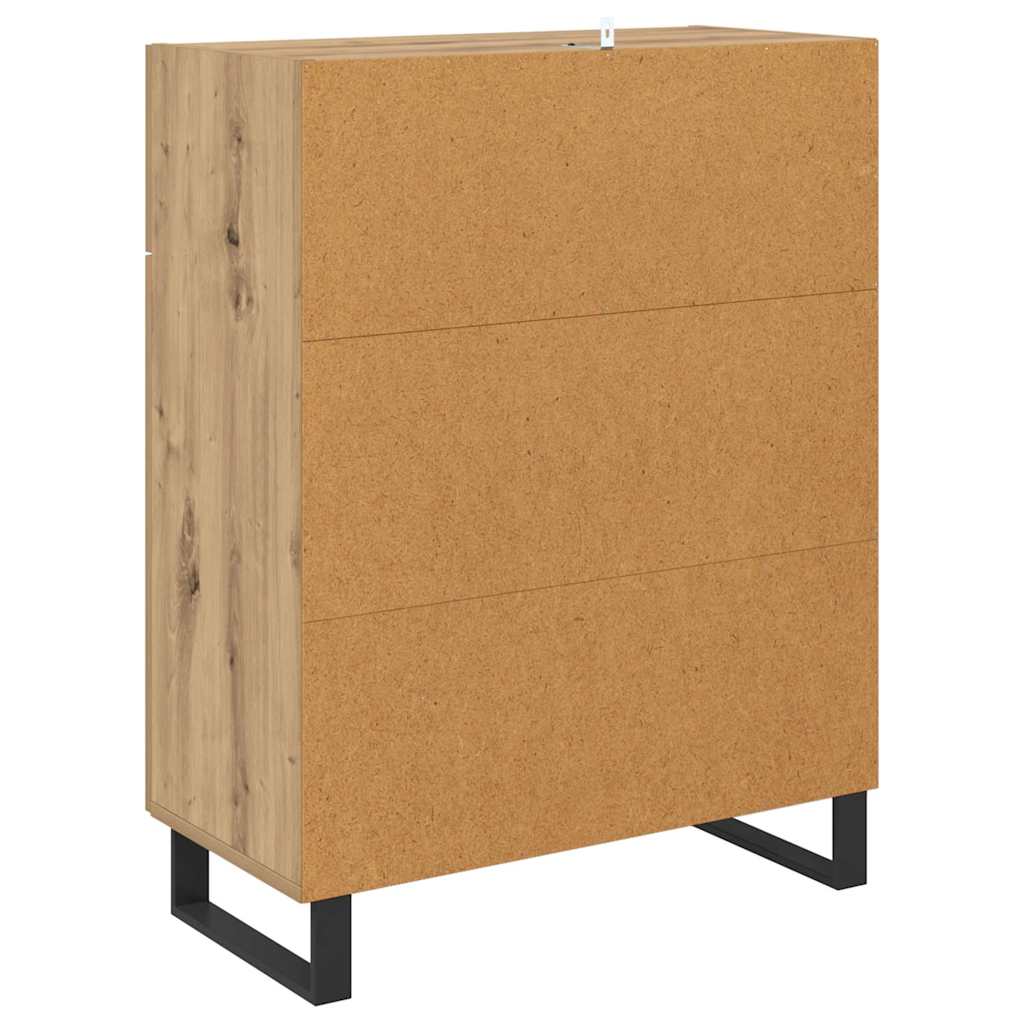 Credenza Rovere artigianale 69,5 x 34 x 90 cm Legno multistrato