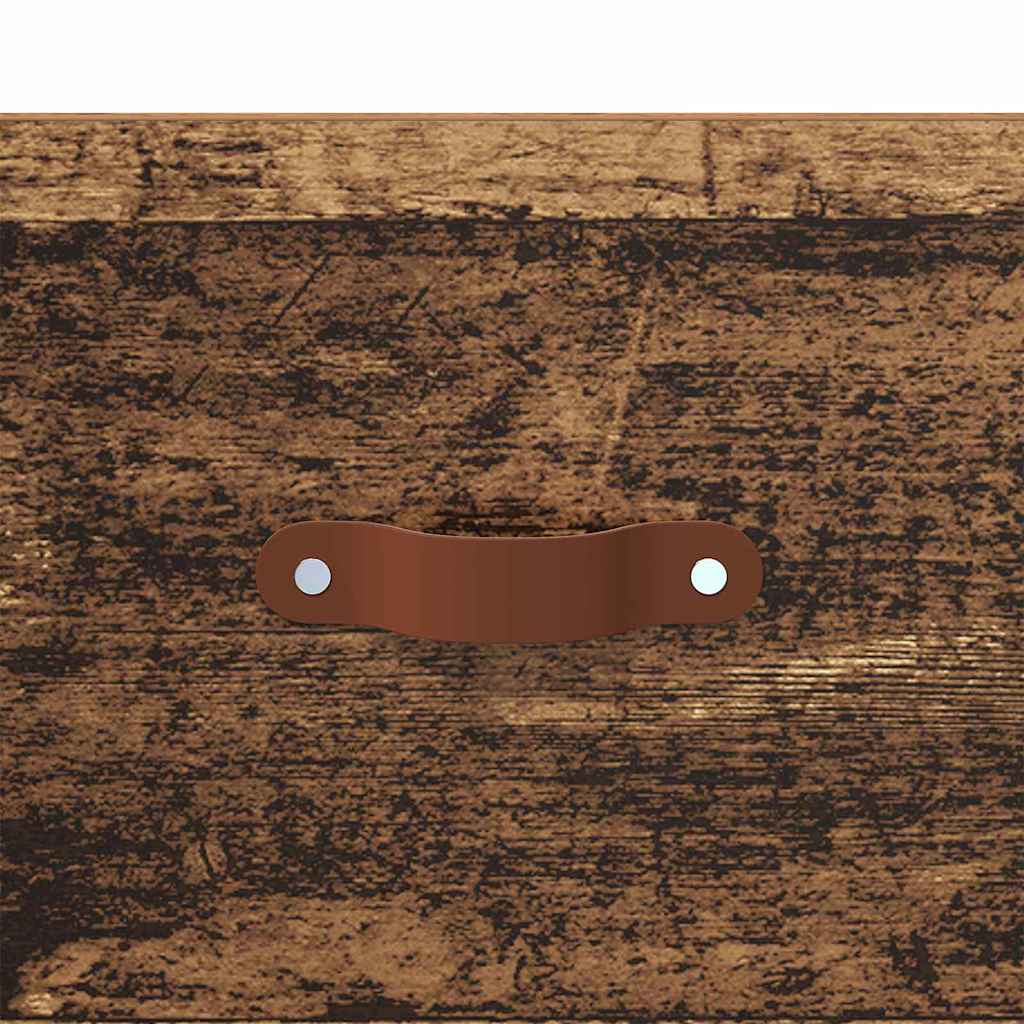 Mobiletto da comodino a parete 35 x 35 x 20 cm Legno vecchio
