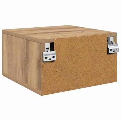 Mobiletto da comodino a parete Rovere artigianale | homemem39