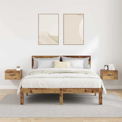 Armadio da Notte 2 pcs Legno vecchio 35 x 35 x 20 cm