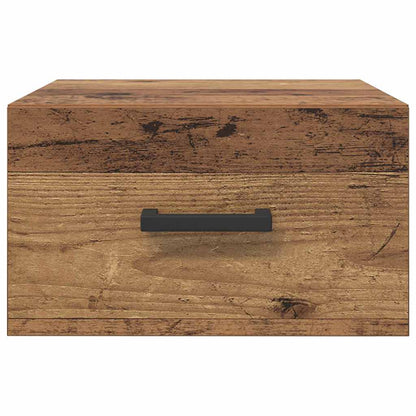 Armadio da Notte con cassetto Legno vecchio 35 x 35 x 20 cm