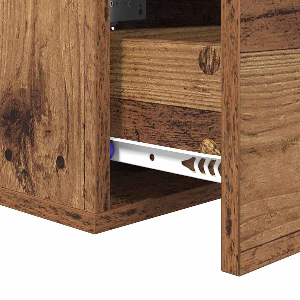 Armadio da Notte 2 pcs Legno vecchio 35 x 35 x 20 cm | homemem39