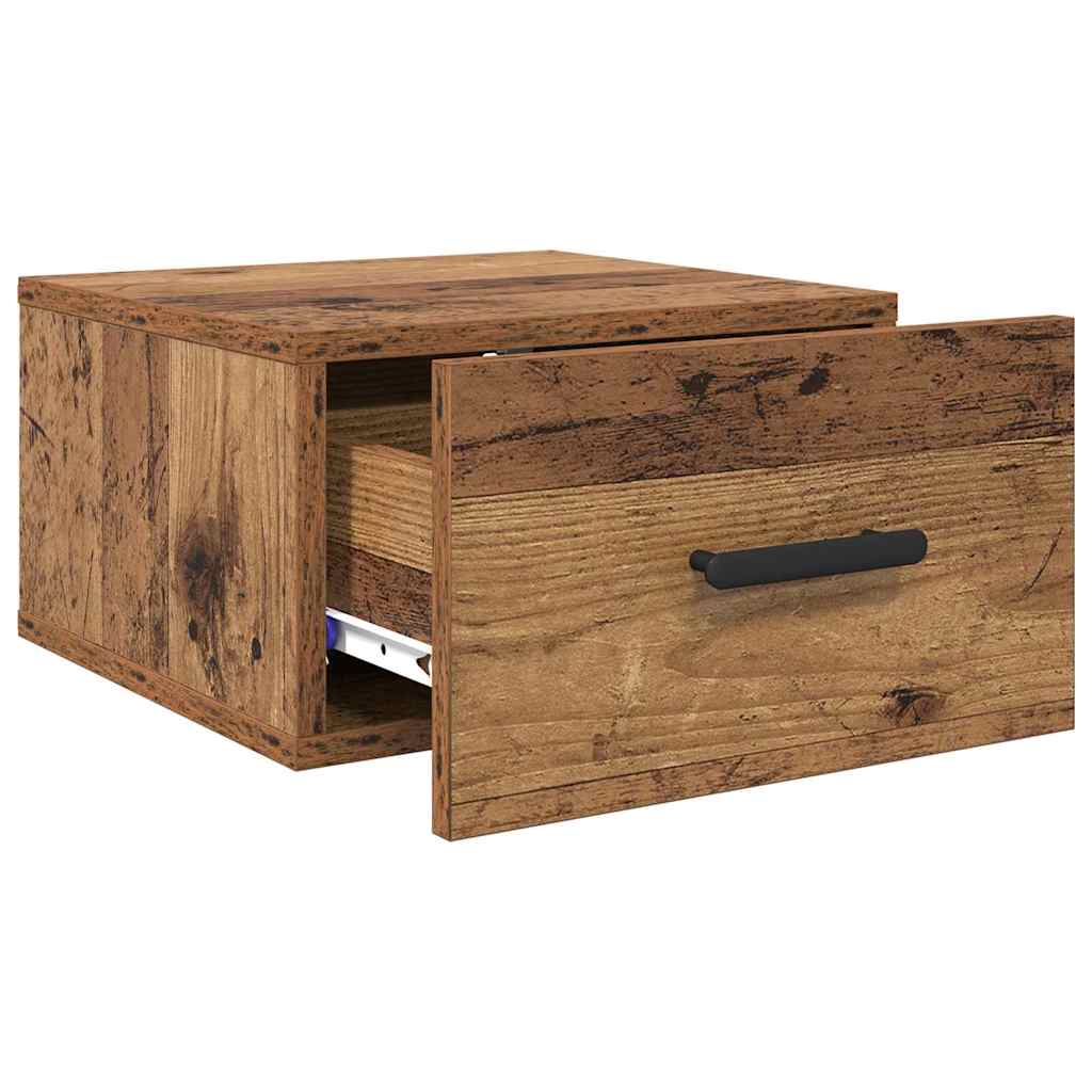 Armadio da Notte 2 pcs Legno vecchio 35 x 35 x 20 cm | homemem39