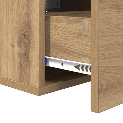 Armadio da Notte 2 pcs Rovere artigianale 35 x 35 x 20 cm | homemem39