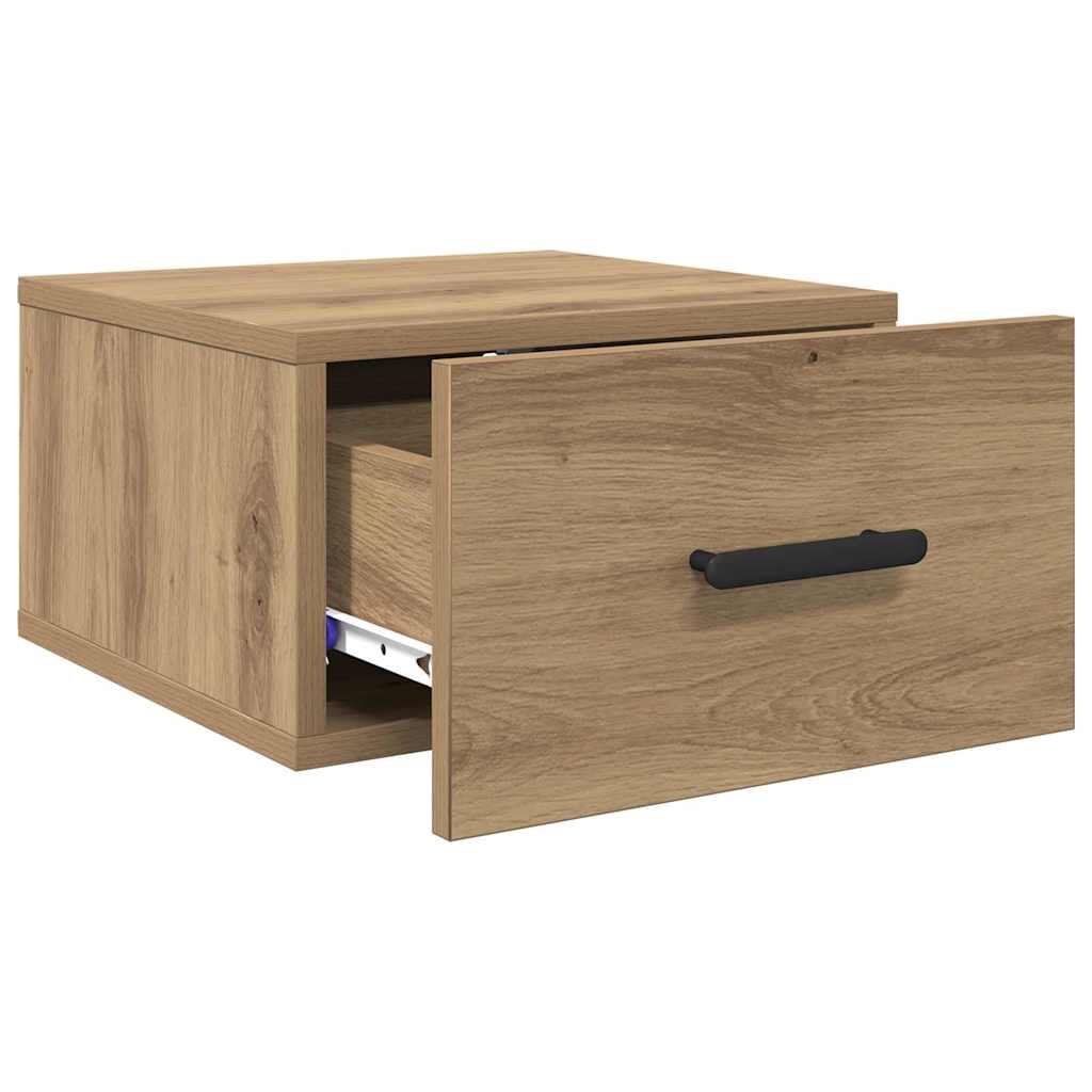 Armadio da Notte 2 pcs Rovere artigianale 35 x 35 x 20 cm | homemem39