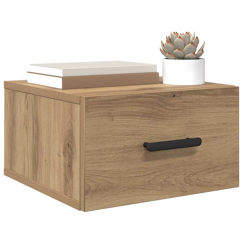 Armadio da Notte 2 pcs Rovere artigianale 35 x 35 x 20 cm | homemem39
