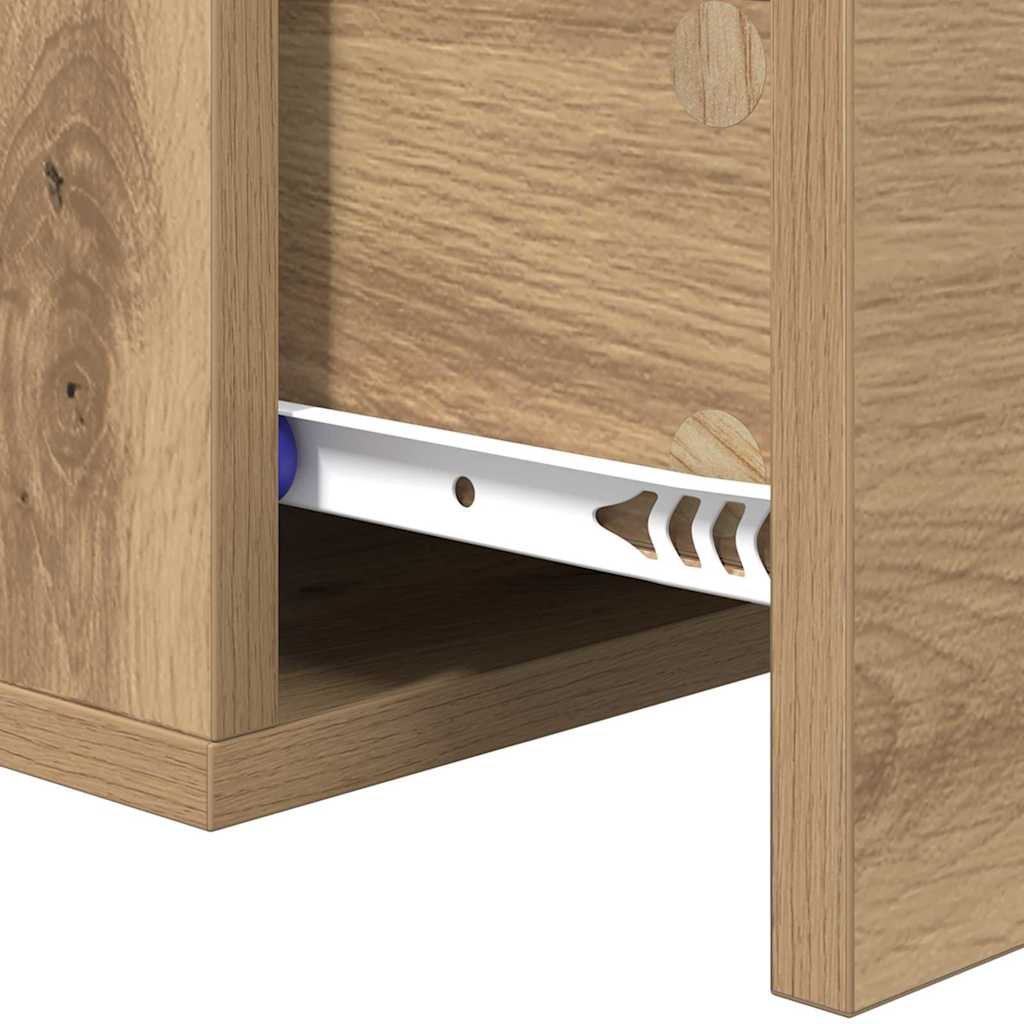 Armadio da Notte rovere artigianale 35 x 35 x 20 cm | homemem39