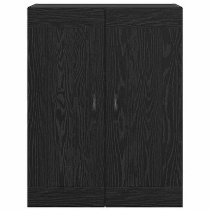 Pensile Rovere Nero 69,5 x 34 x 90 cm Legno multistrato