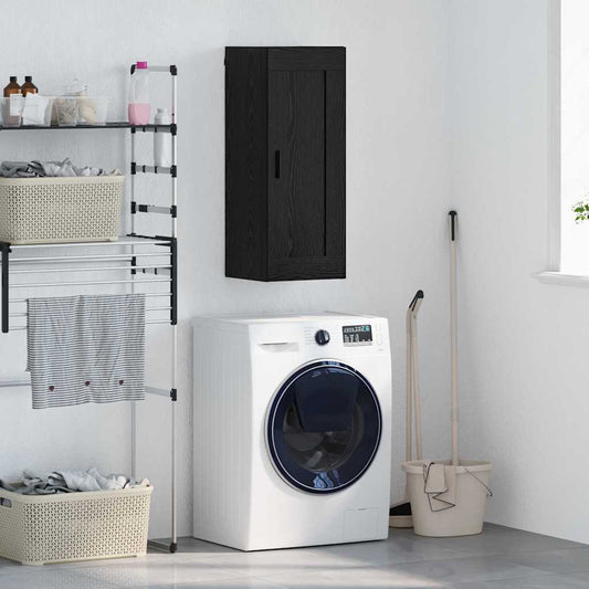 Pensile Rovere Nero 34,5 x 34 x 90 cm Legno multistrato