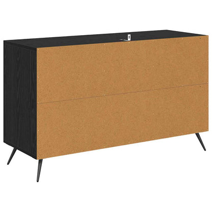 Credenza Rovere Nero 100 x 36 x 60 cm Legno multistrato