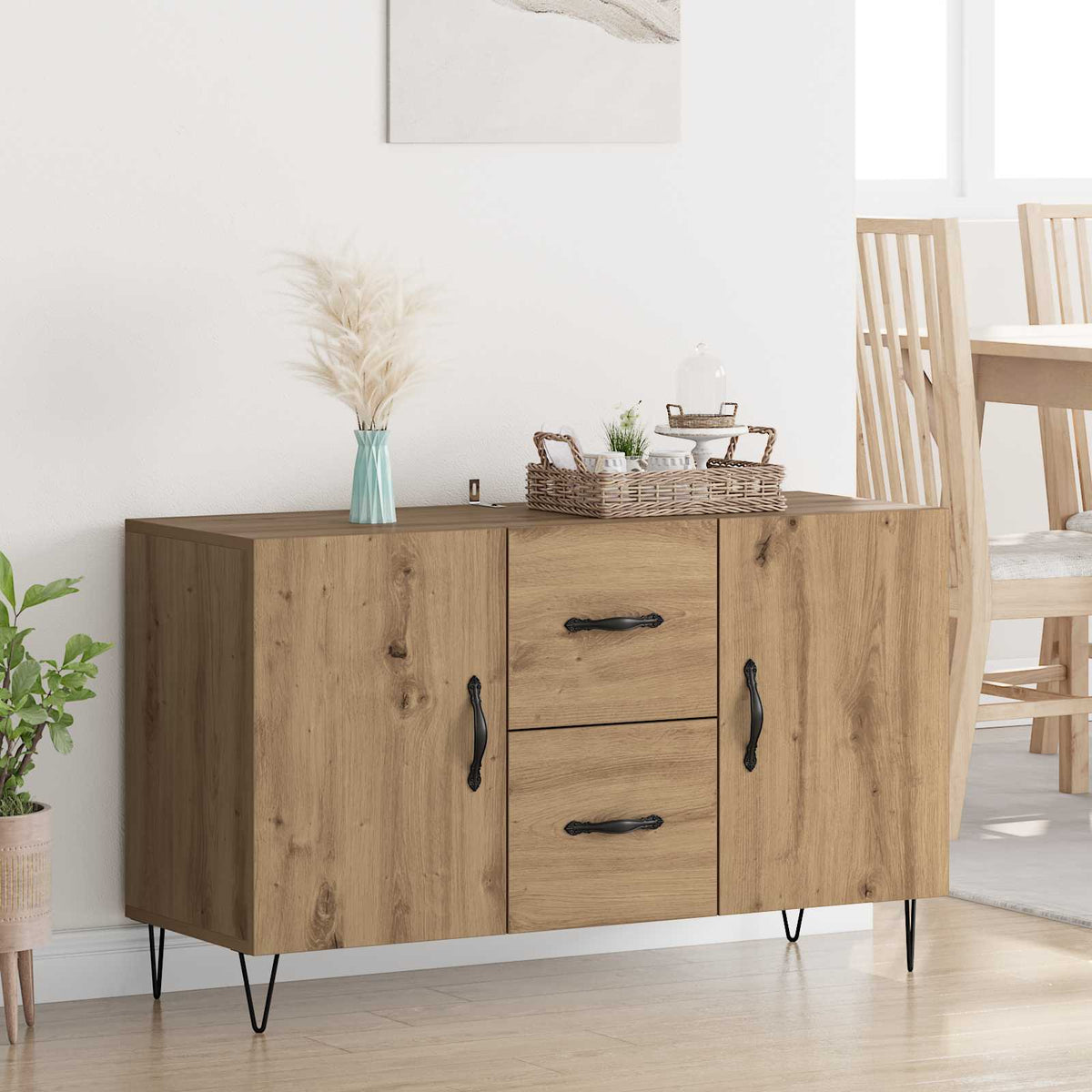 Credenza Rovere artigianale 100 x 36 x 60 cm