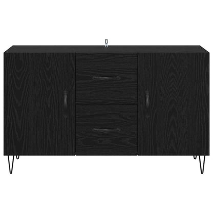 Credenza Rovere Nero 100 x 36 x 60 cm Legno multistrato