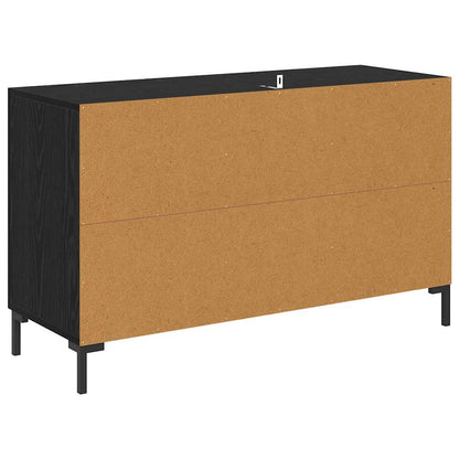 Credenza Rovere Nero 100 x 36 x 60 cm Legno multistrato