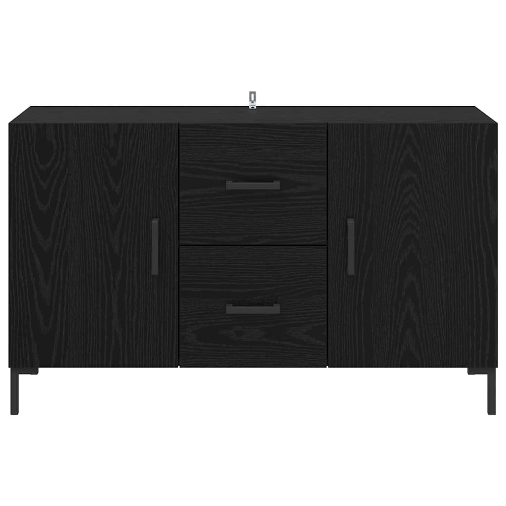 Credenza Rovere Nero 100 x 36 x 60 cm Legno multistrato