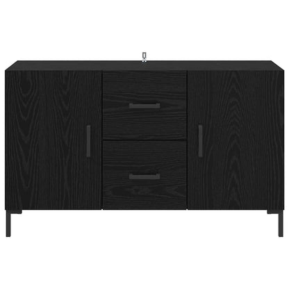 Credenza Rovere Nero 100 x 36 x 60 cm Legno multistrato