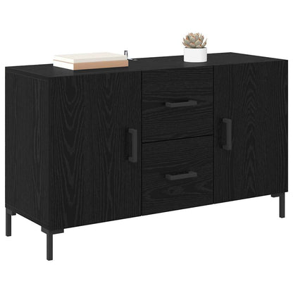 Credenza Rovere Nero 100 x 36 x 60 cm Legno multistrato