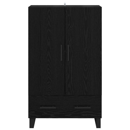 Credenza Rovere Nero 69,5 x 30 x 115 cm Legno multistrato