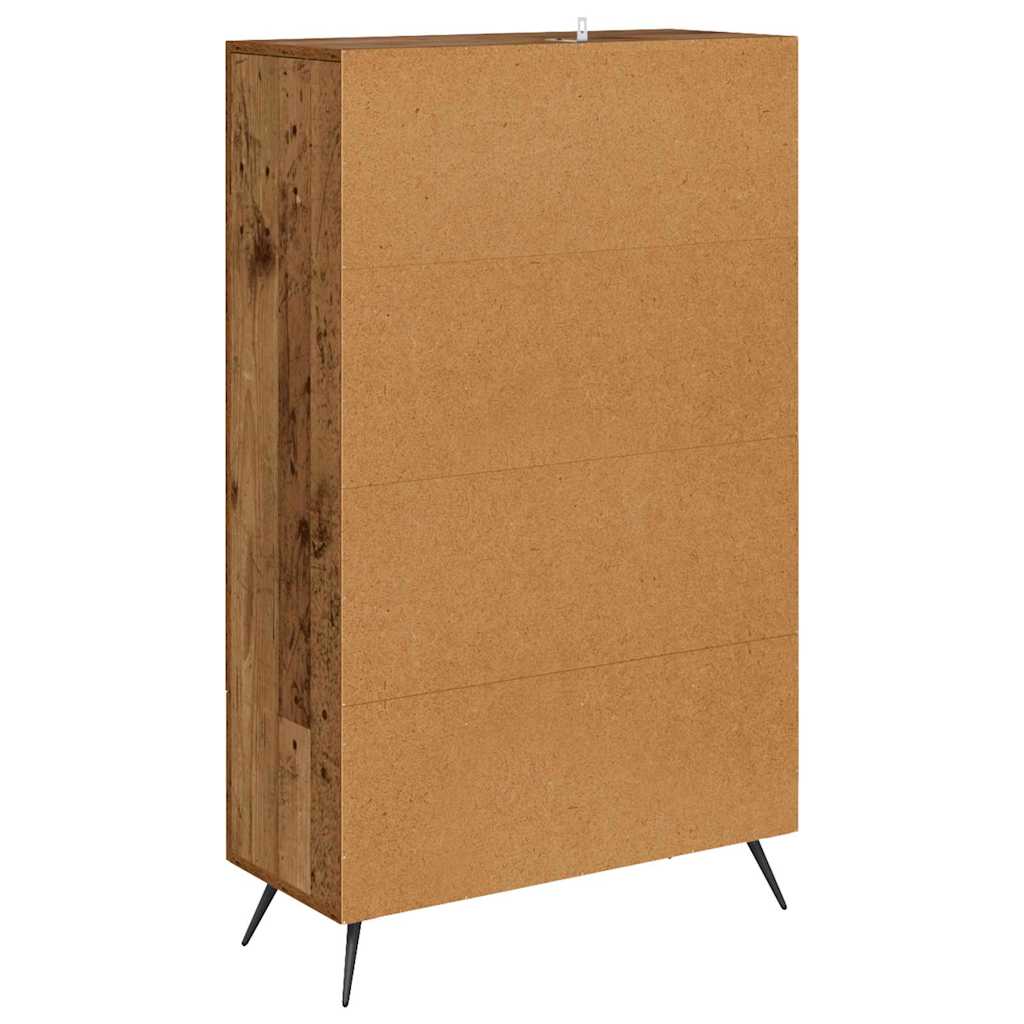 Credenza con cassetto Legno vecchio 69,5 x 31 x 115 cm