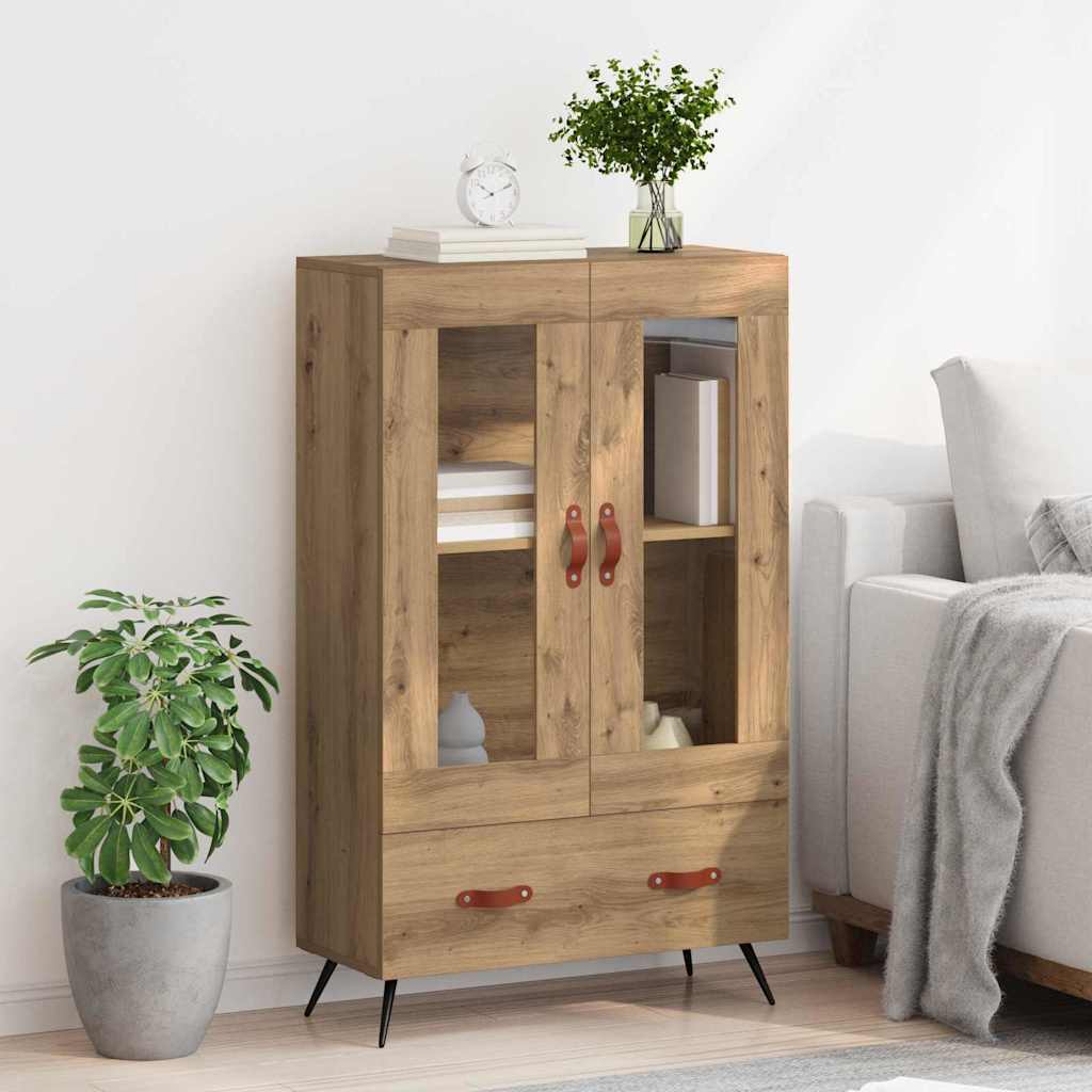 Credenza con cassetto Rovere artigianale 69,5 x 31 x 115 cm