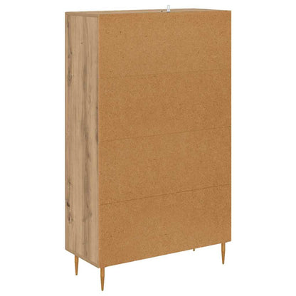 Credenza con cassetto Rovere artigianale 69,5 x 31 x 115 cm