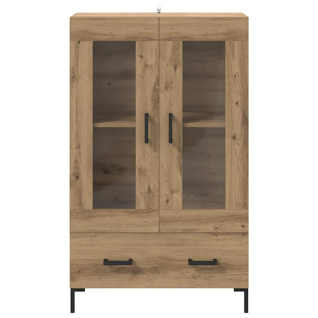 Credenza con cassetto Rovere artigianale 69,5 x 31 x 115 cm