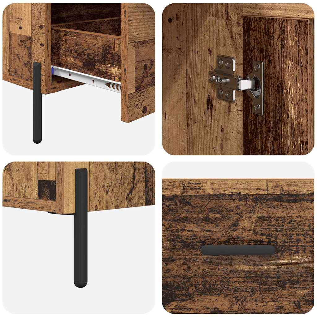 Credenza con cassetto Corona Legno vecchio 69,5 x 31 x 115 cm