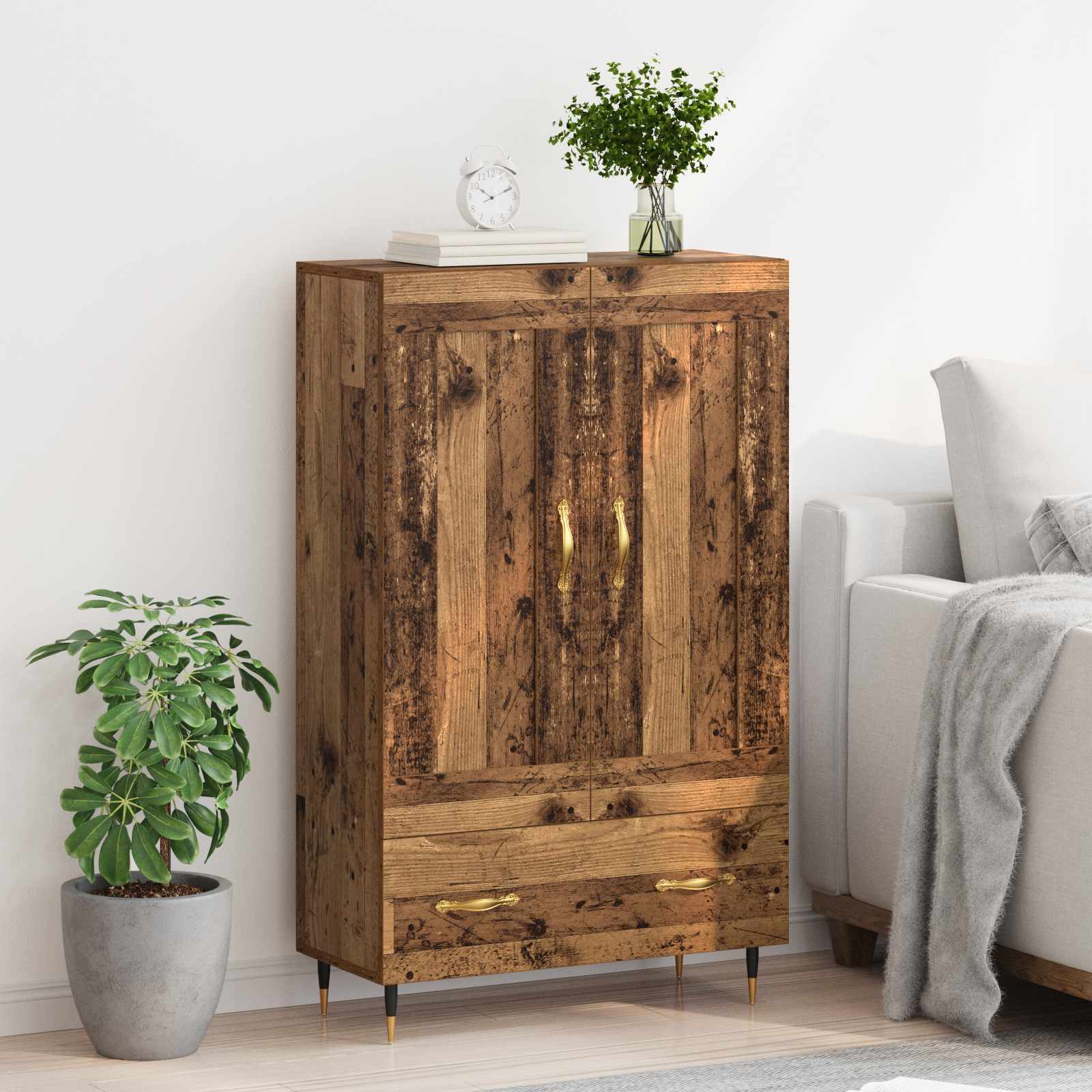 Credenza Legno vecchio 69,5 x 31 x 115 cm Legno multistrato | homemem39