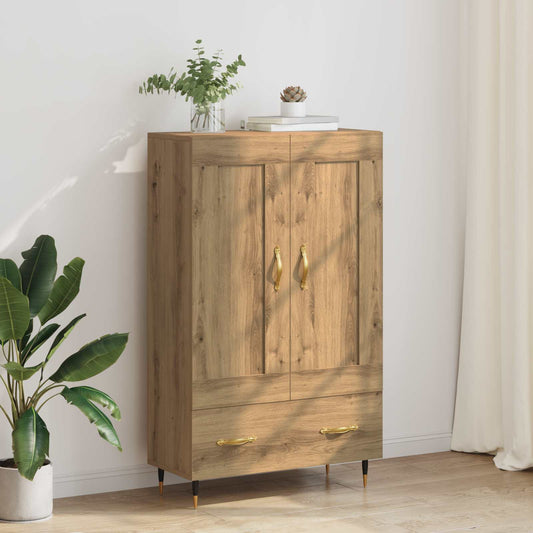 Credenza con cassetto Rovere artigianale 69,5 x 31 x 115 cm