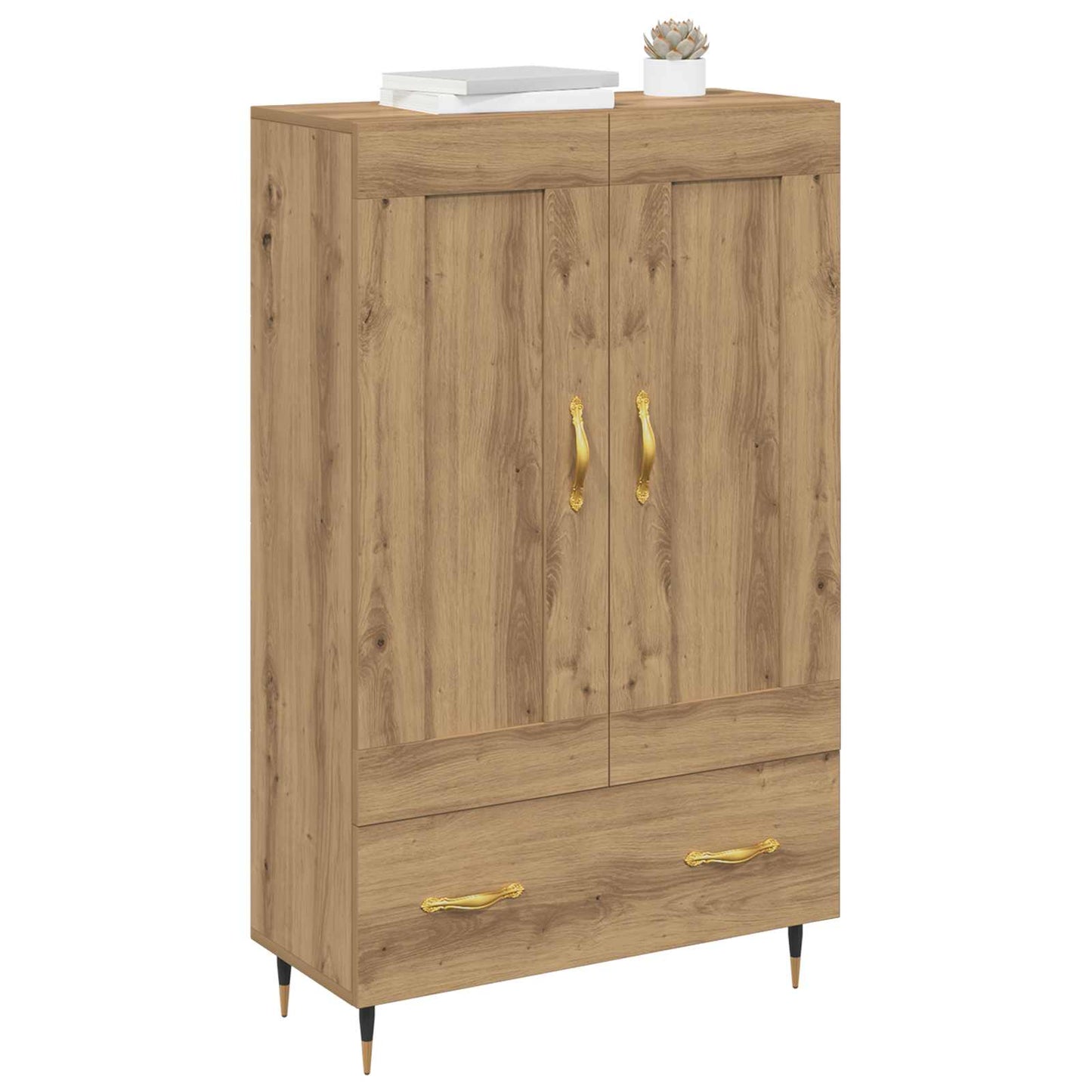 Credenza con cassetto Rovere artigianale 69,5 x 31 x 115 cm | homemem39