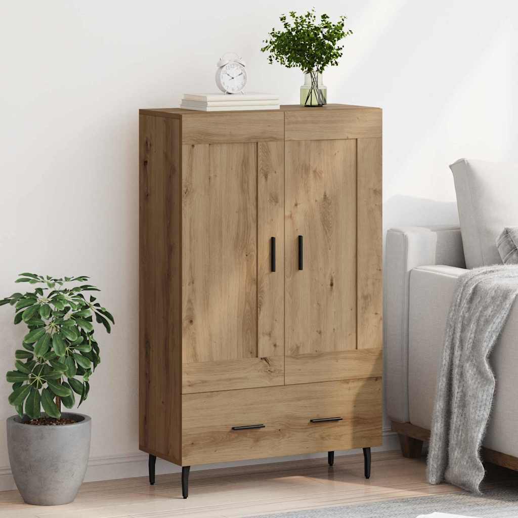 Credenza con cassetto Rovere artigianale 69,5 x 31 x 115 cm