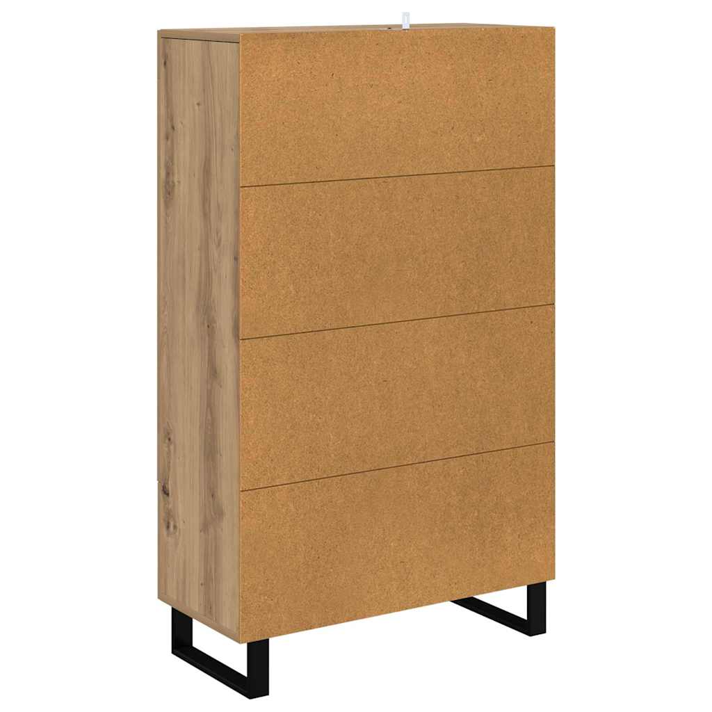 Credenza con cassetto Rovere artigianale 69,5 x 31 x 115 cm