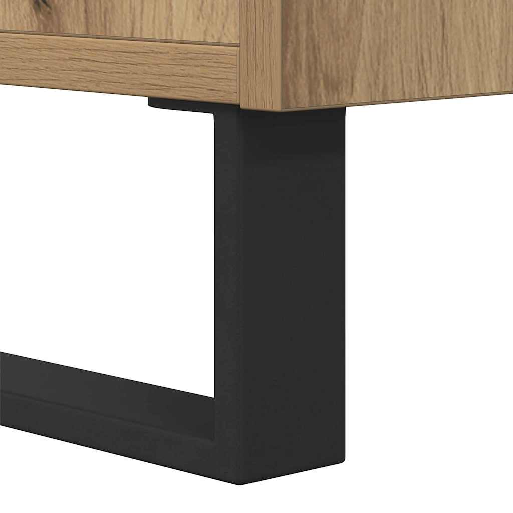 Tavolino da salotto Rovere artigianale 90 x 60 x 35 cm | homemem39