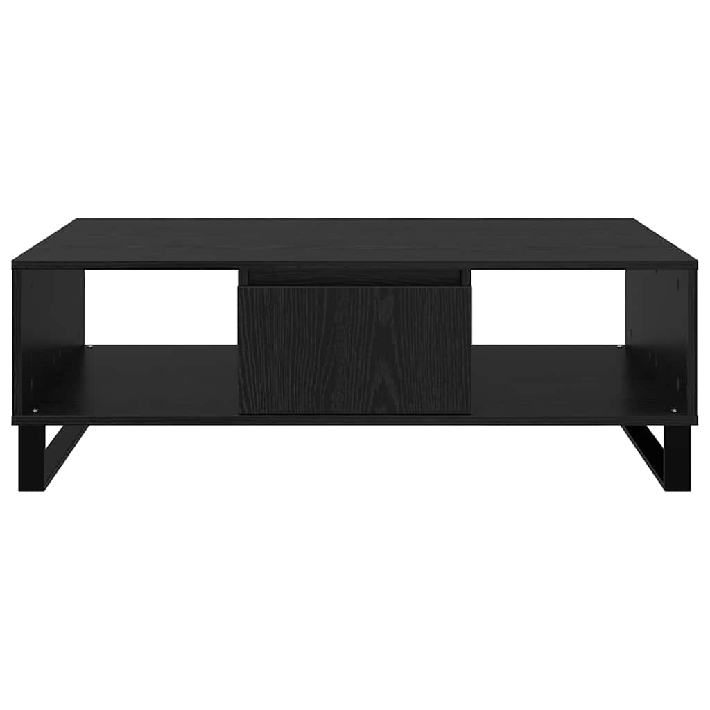 Tavolino da salotto Rovere Nero 104 x 60 x 35 cm