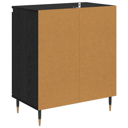 Credenza Rovere Nero 60 x 35 x 70 cm Legno multistrato