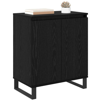 Credenza Rovere Nero 60 x 35 x 70 cm Legno multistrato